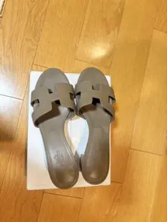 ❣️HERMES❣️ オアジス 36.5/23.5cm ミュール エトゥープ ❣️未使用❣️HERMES オアジス 36.5/23.5cm ミュール エトゥープ