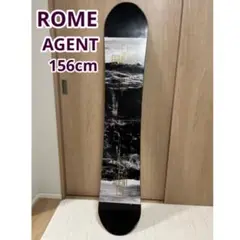 スノボ板　ビンディングセットROME ロームAgent エージェント155cm スノボ板 ビンディングセットROME ロームAgent エージェント155cm