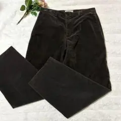 EMPORIO ARMANI✨コーデュロイストレートパンツ カーキ メンズ 46