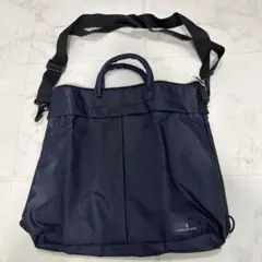 美品　nano universe ネイビー ショルダーバッグ　ナノユニバース