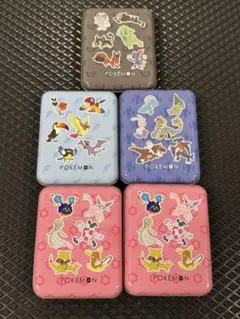 ポケモン チョコ缶 チョコレート缶 5個セット