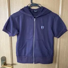 COMME CA ISM フード付き半袖でトレーナージャケット130