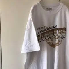 USA古着 lugnuts 90sデザイン オーバーサイズ Tシャツ