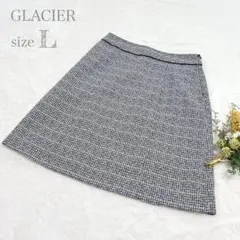 【グラシア】GLACIER ハニーズ ひざ丈スカート オフィスカジュアル L