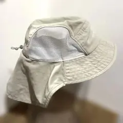 モンベル　mont-bell　キッズ　サハラキャップ　帽子　ベージュ　46〜50