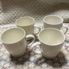 マグカップ 4客セット 白磁