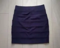 H＆M リブ ミニスカート 32 美品