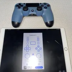 【廃盤色グレーブルー】動作確認済・整備清掃済PS4純正コントローラー