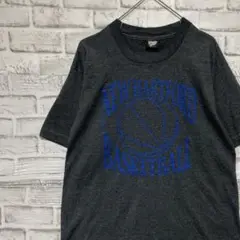 USA製90sヴィンテージTシャツ！シングルステッチ　グレー半袖古着　L25