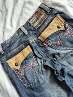 送料込み★EDWIN　エドウィン　441XVSお洒落なダメ－ジデニムsize30
