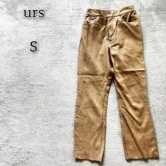 urs 【S】 カジュアルパンツ ボトムス ストレート シンプル 大人 無地