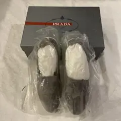 【3日間限定セール!新品未使用、箱付き】プラダ スエード ローファー サイズ38
