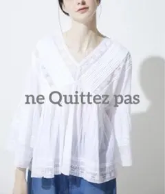 ヌキテパ 2WAY ブラウス レースne Quittez pas インド製