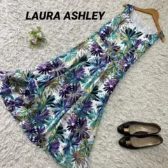LAURA ASHLEY ローラアシュレイ 花柄ワンピース