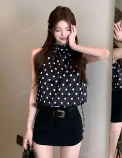 SHEIN ドットトップス