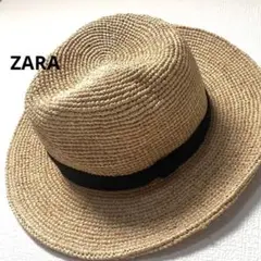 ZARA★ラフィアハット美品