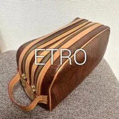 【美品】ETRO レザーバッグ（保存袋付き）