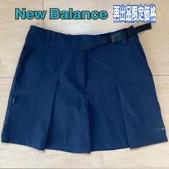 美品【New Balance】 ゴルフ スカート風ショートパンツ ネイビー S