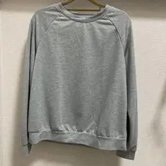 レディース　ライトグレー　カットソー　M