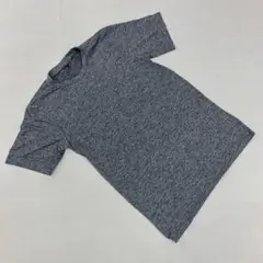 ノンブランドTシャツ グレー調ストレッチ素材クルーネック 3L