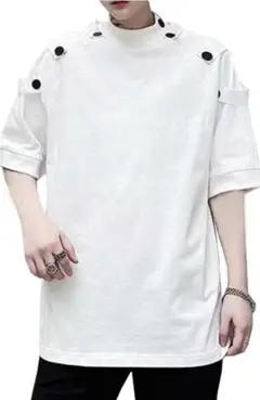 メンズ tシャツ メンズ 七分袖 無地 大きい サイズ ビックシルエット 夏 M