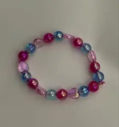 カラフルビーズブレスレット 子供用