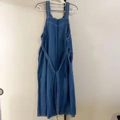 デニムサロペットスカート
