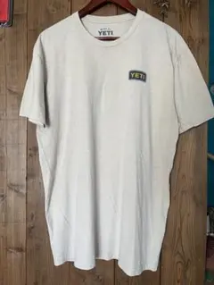 YETI ベージュ Tシャツ X-LARGE 古着