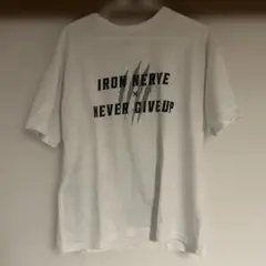 IRON NERVE x NEVER GIVE UP Tシャツ
