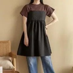 お値下げ中 LOWRYSFARM エンボスキャミチュニック キャミソール