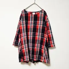 【share with Kurihara harumi】カットソー チェック柄