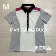 未使用品 マンダリナダック レディース ゴルフ ポロシャツ サイズM