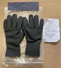 新品 DOVE サーフグローブ 黒 1mm XL 裏起毛 防寒 日本製