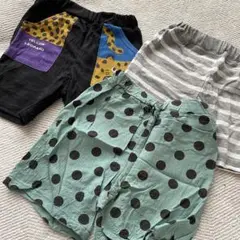 90センチ ハーフパンツ　３枚セット