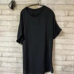 アンティカブラックオーバーサイズチュニック 半袖