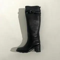 【新品】HESCHUNG(エシュン)ロングブーツ|EBONY|EUR5