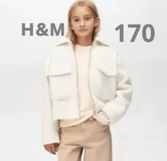 【美品】Ｈ＆Ｍ　フェルトシャツジャケット