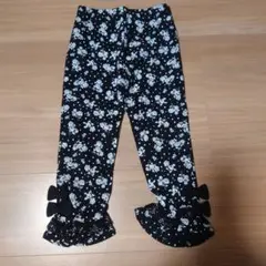 新品　バラ柄　ズボン　100cm