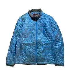 Marmot 650fill キルティングジャケット 青