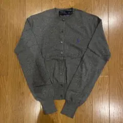 ラルフローレン カーディガン グレー