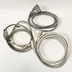 OLD Macintosh用？ アース付き PC 電源ケーブル 3本セット