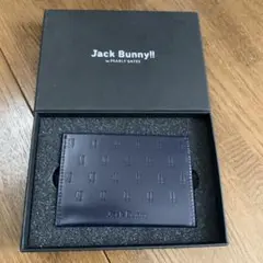 Jack Bunny!! ネイビーレザー パスケース