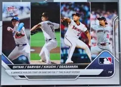 2025 Topps 421 初4人日本人　大谷翔平 ダルビッシュ 菊池 小笠原