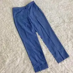 PLST プラステ カジュアルパンツ ブルー Lサイズ