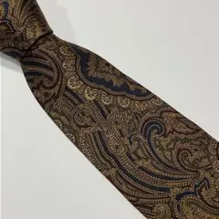 【ネクタイ　ペイズリー　シルク　古着】