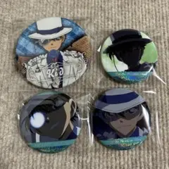 名探偵コナン 怪盗キッド 缶バッジ4点セット