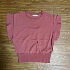 anySiS フレンチスリーブニットTシャツ