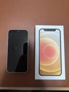 iPhone 12 mini ホワイト 本体 箱付き　ジャンク