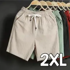 ハーフパンツ　短パン　夏　半ズボン　イージーパンツ　2XL 3L　涼しい