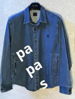 Papasパパスメンズデニムジャケット MOUSSEUR DE DENIM 46